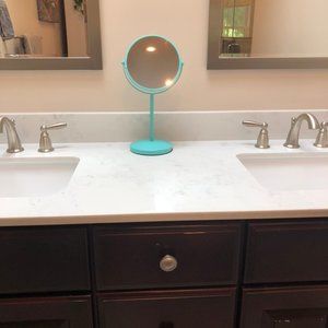 Pastel Blue Desk Mirror